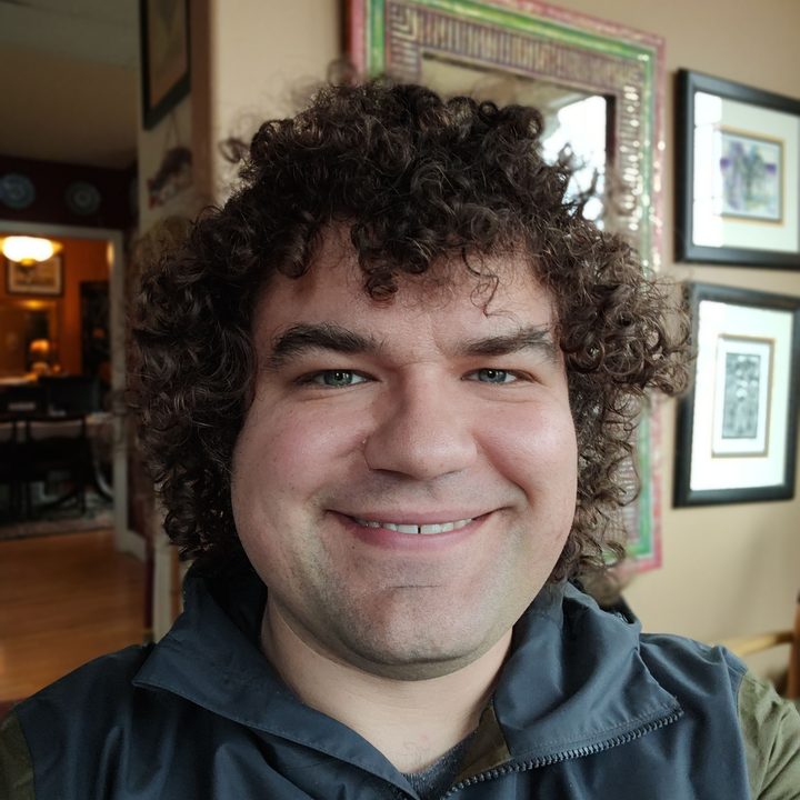 Selfie of Andy Zahn shot with the Moto Edge+ (2022).