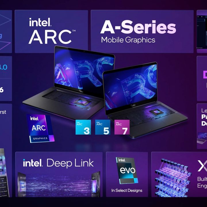 An Intel Arc graphic shows that it comes with plenty of features for super-slim notebooks.