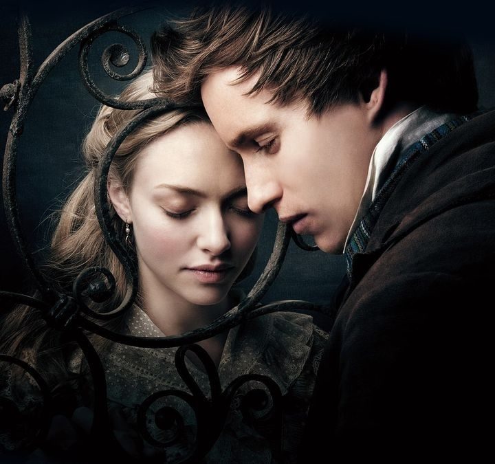 Marius and Cosette close to each other in Les Misérables