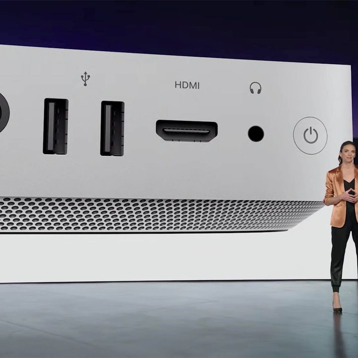 The Apple Mac Studio unveiling focused on connectivity options.