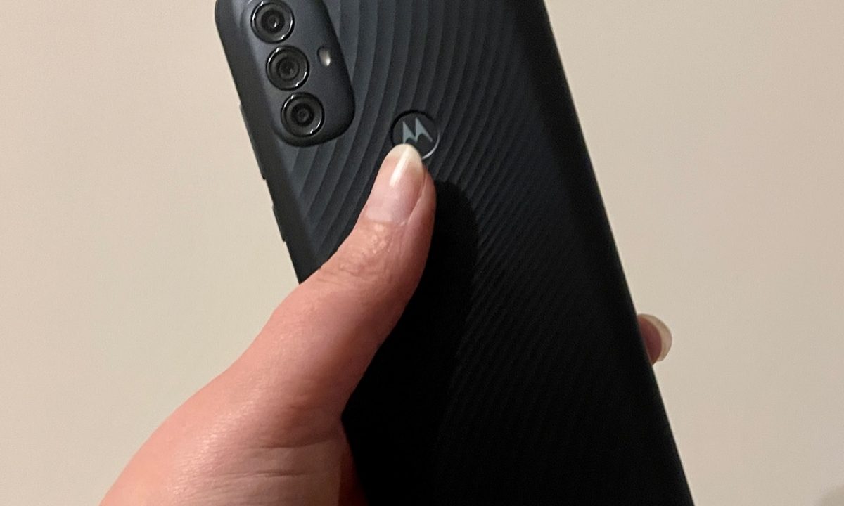 Back of Moto G Power 2022.