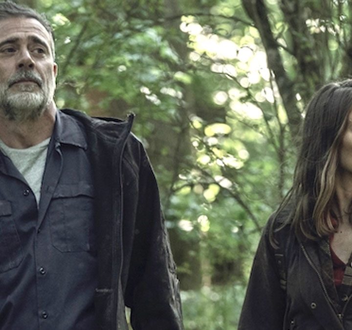 Negan (Jeffrey Dean Morgan) and Maggie (Lauren Cohan) in The Walking Dead.