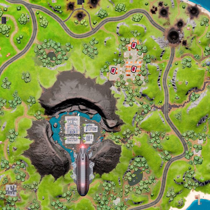 Map of Omni Chips in The Temple.