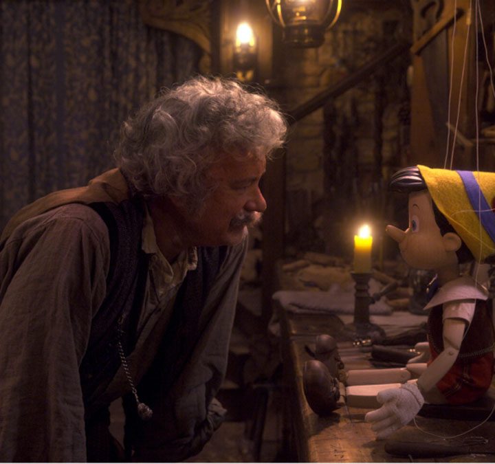 Tom Hanks in Pinocchio.