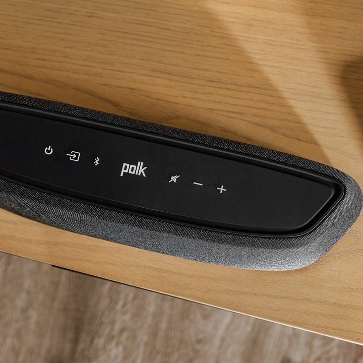 Top view of Polk Audio's Magnifi Mini AX soundbar.