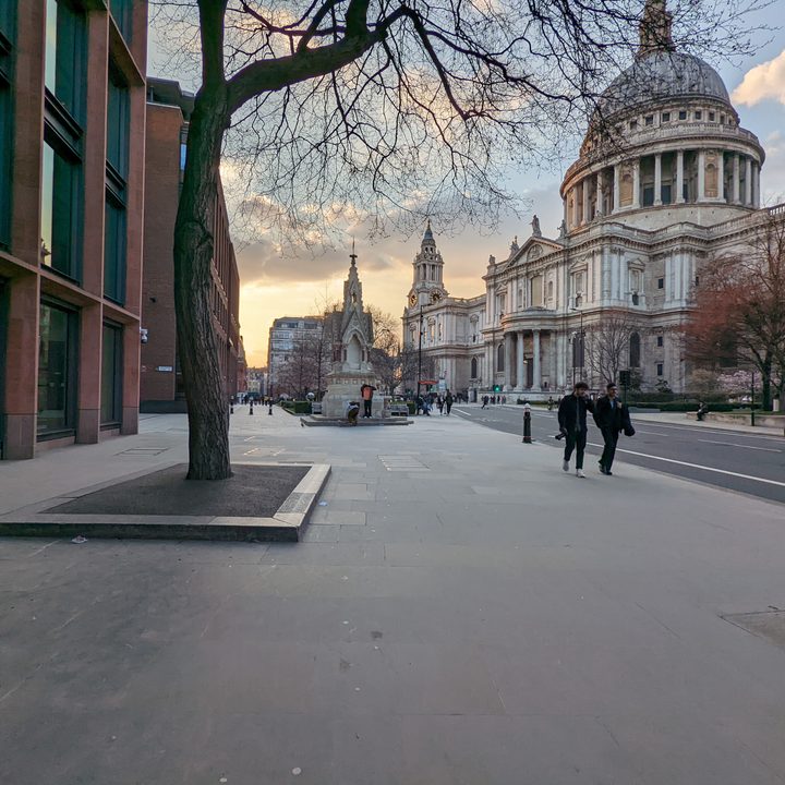 The Pixel 6 capturiing parts of London on first day of spring.