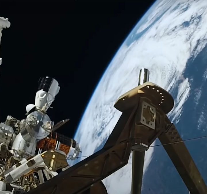 A view from orbit in Return To Space.