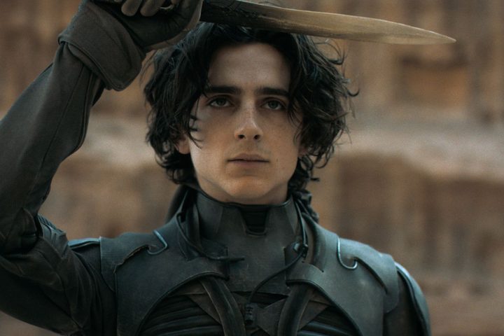 Timothee Chalamet in one of the scenes in "Dune."