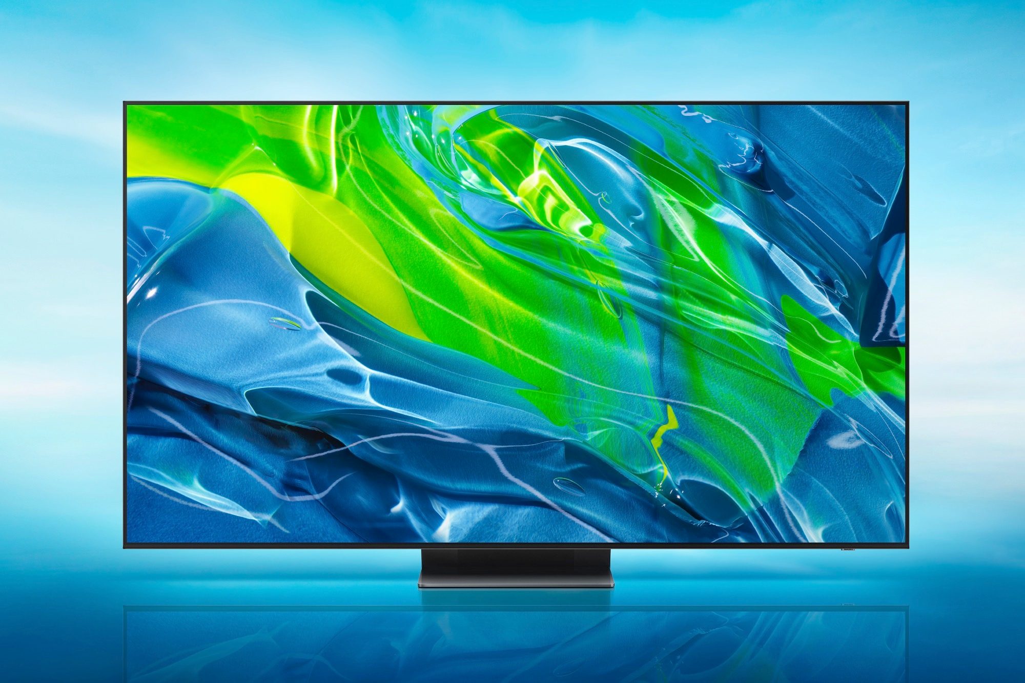 2022 Samsung OLED TV S95B front view.