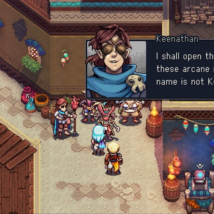 Keenathan promises to open up the ruins in Sea of Stars.