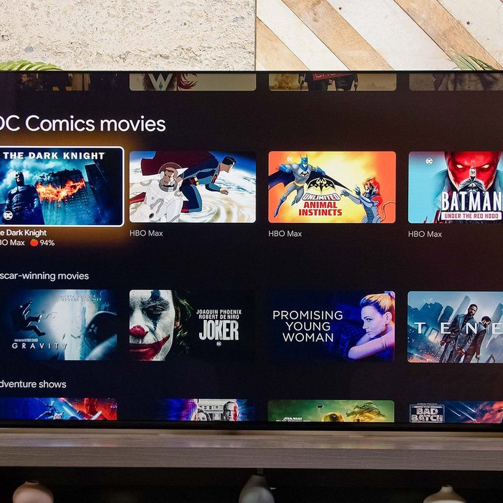 Sony X95K running the Google TV smart TV platform.
