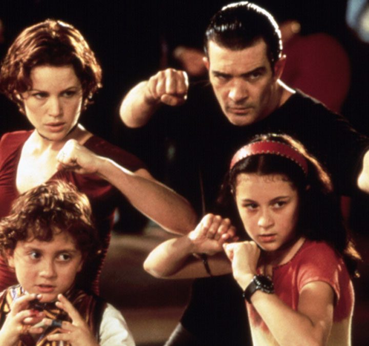The cast of Spy Kids stands ready for a fight.