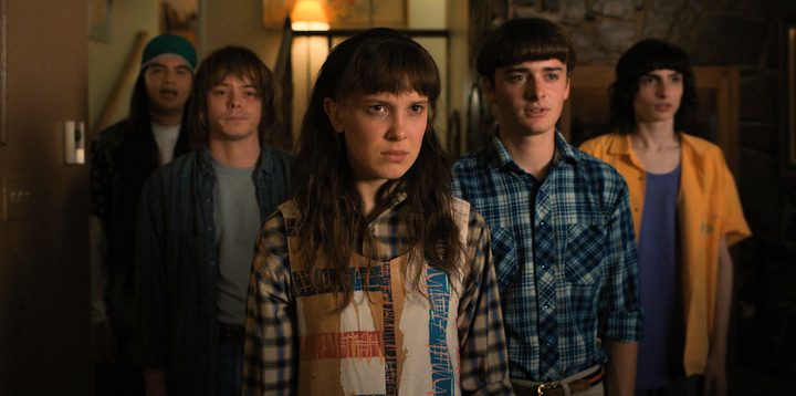 The cast of Stranger Things 4.