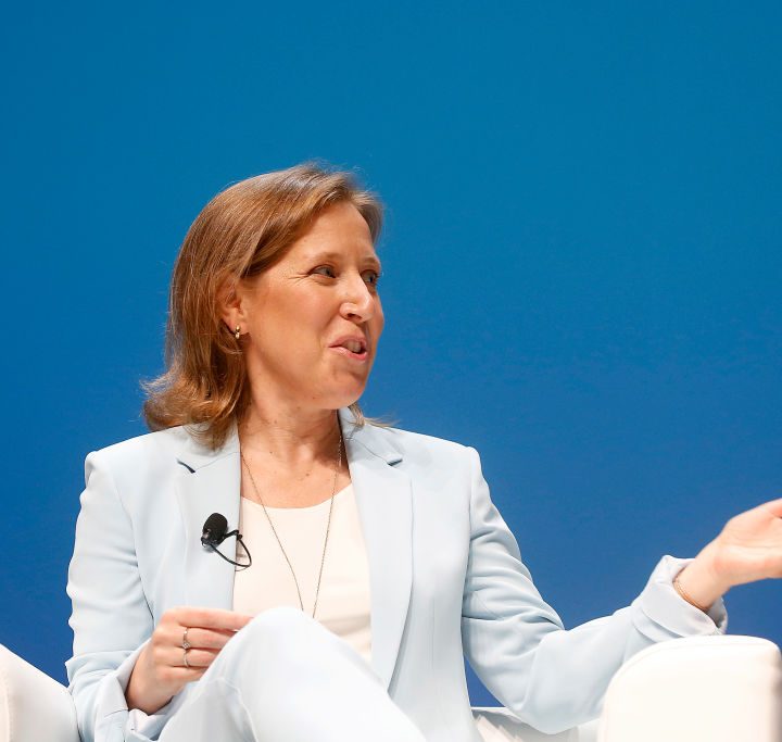 Susan Wojcicki speaks onstage during the Youtube session at the Cannes Lions Festival 2018.