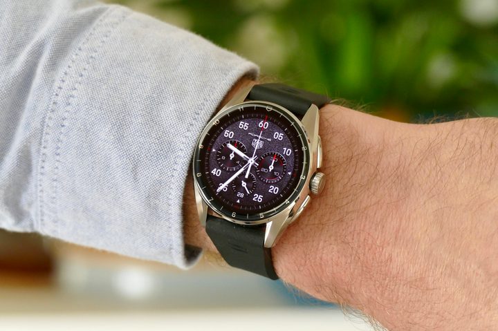 Tag Heuer Connected Calibre E4 Porsche face.