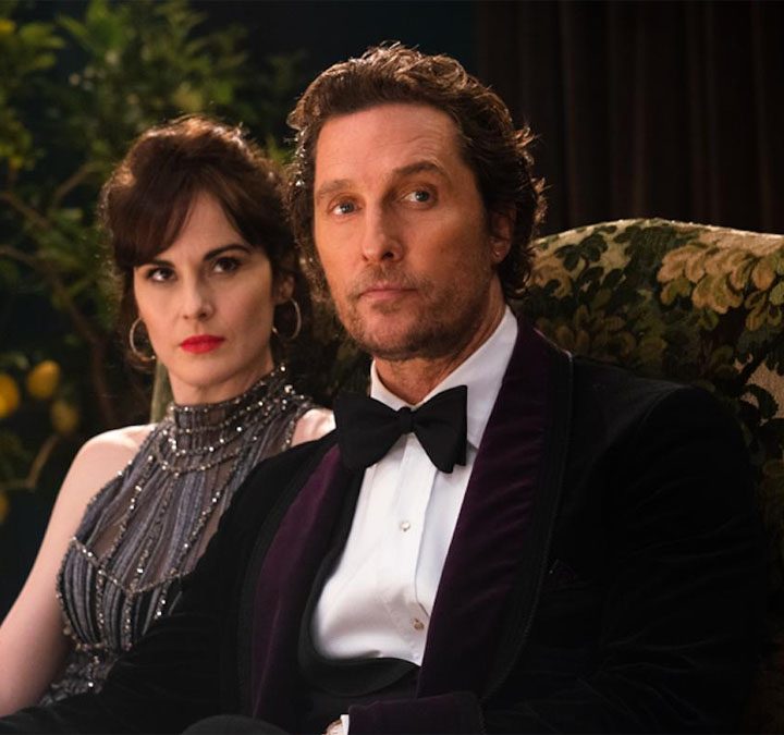 Michelle Dockery and Matthew McConaughey in The Gentlemen.