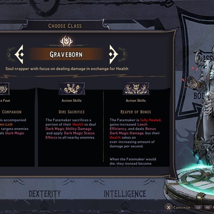 The Graveborn class from Tiny Tina's Wonderlands.