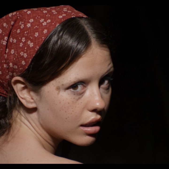 Mia Goth in a shot from X, directed by Ti West, from A24 Entertainment Company.
