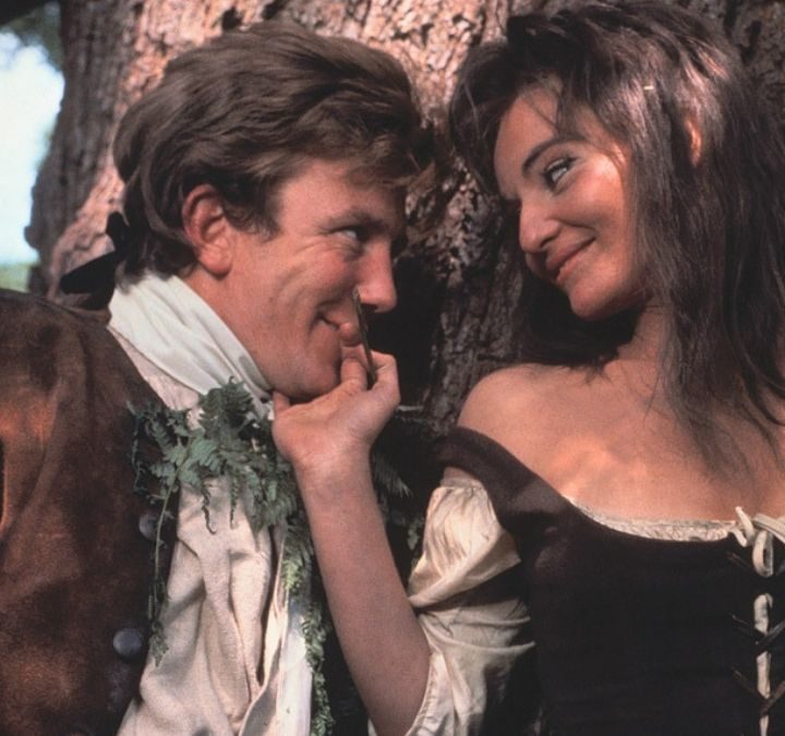 Tom Jones flirting with a woman in Tom Jones.