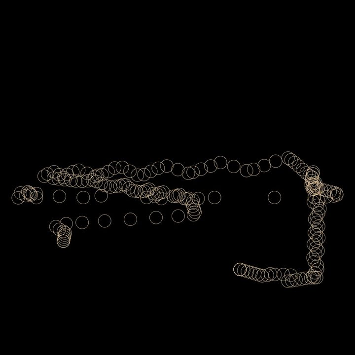The Twinkly App depicts the physical location of each LED.