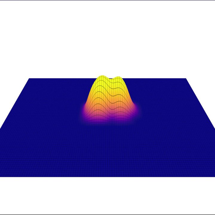 A render of Sensel two-finger side-by-side sensing on a white background.