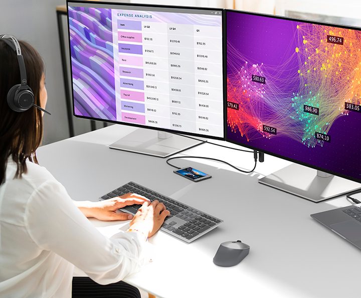 Dell's new UltraSharp monitors are modular videoconferencing solutions.