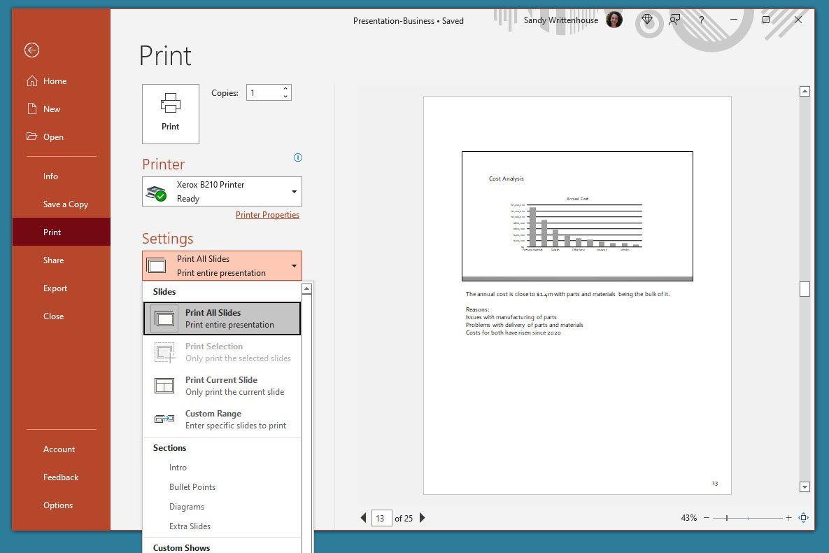 How to print a PowerPoint presentation with notes - Digital Trends