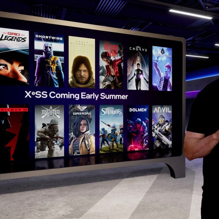 Intel's Roger Chandler announces that XeSS is launching in summer 2022.