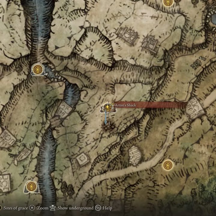 A map of limgrave.