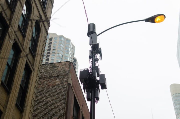 Verizon 5G node in New York.
