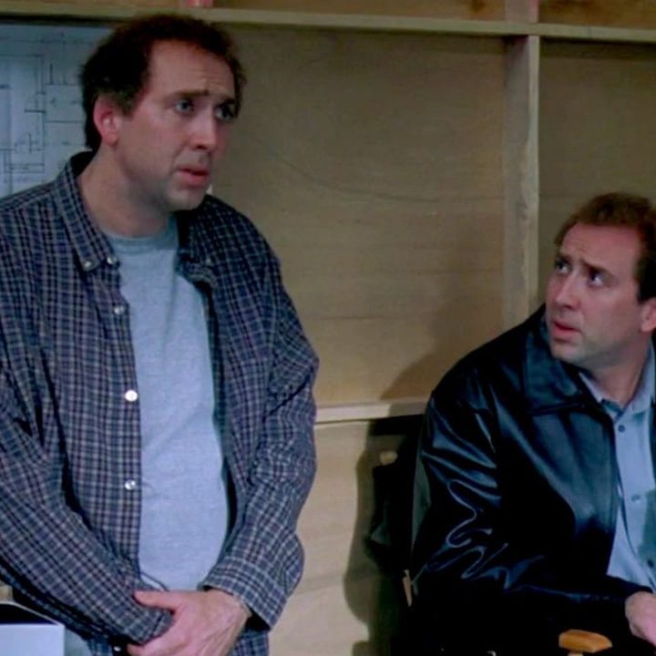 Nicolas Cage plays twin brothers in Adaptation (2002).