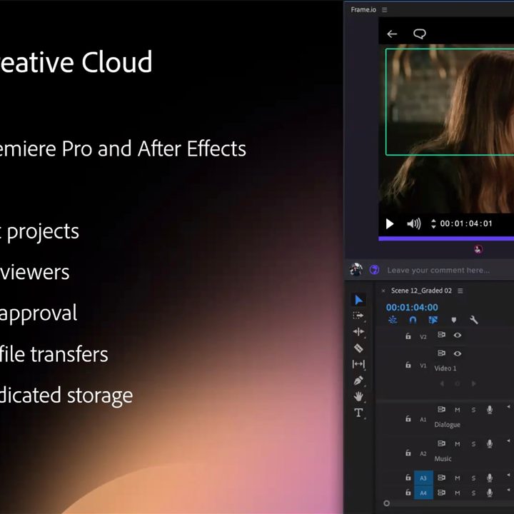 Adobe announces new Frame.IO integration for Creative Cloud.