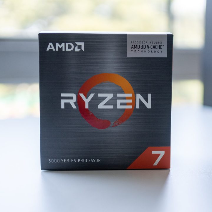 AMD Ryzen 7 5800X3D box.