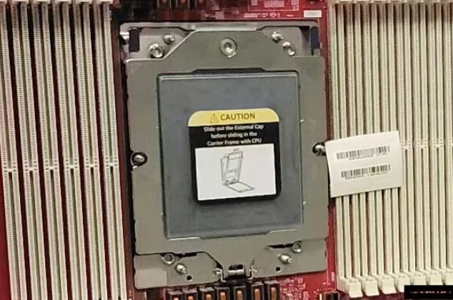 AMD SP5 socket pictured.