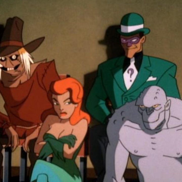The jury at the Joker and Two-Face's staged trial in BTAS.