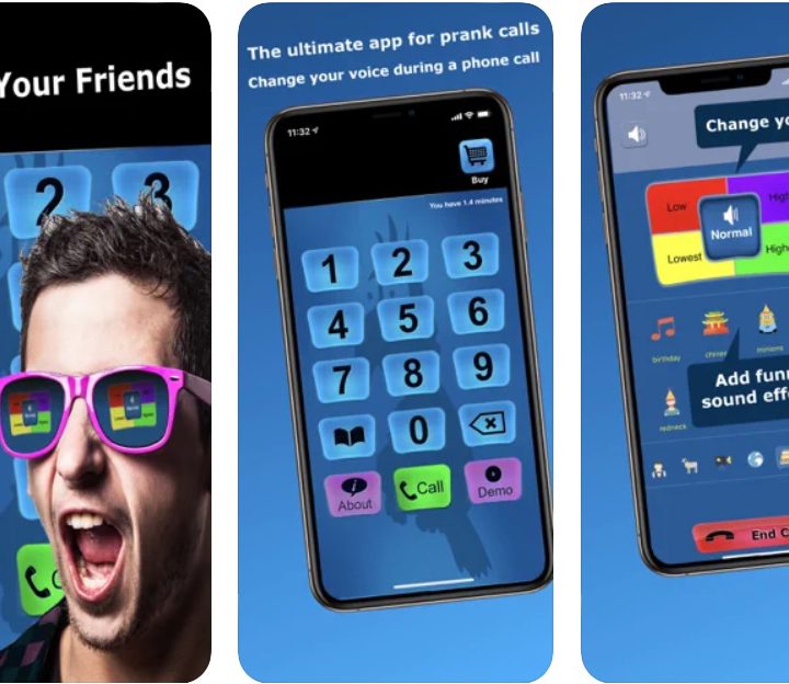 Call Voice Changer for iOS screen shots.
