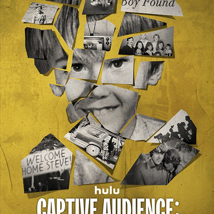 The poster for Captive Audience featuring Steven Stayner.