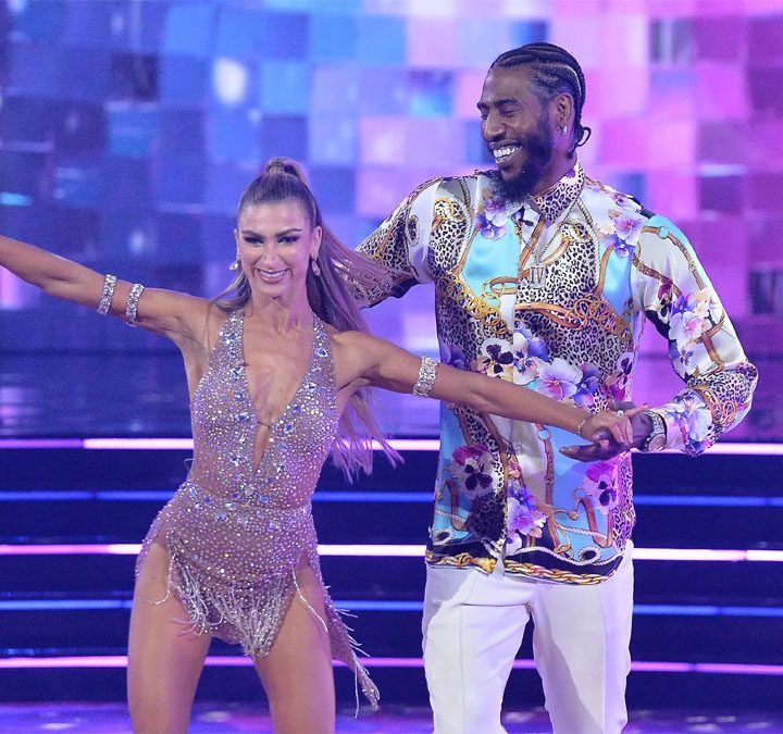 Two contestants from Dancing With the Stars.