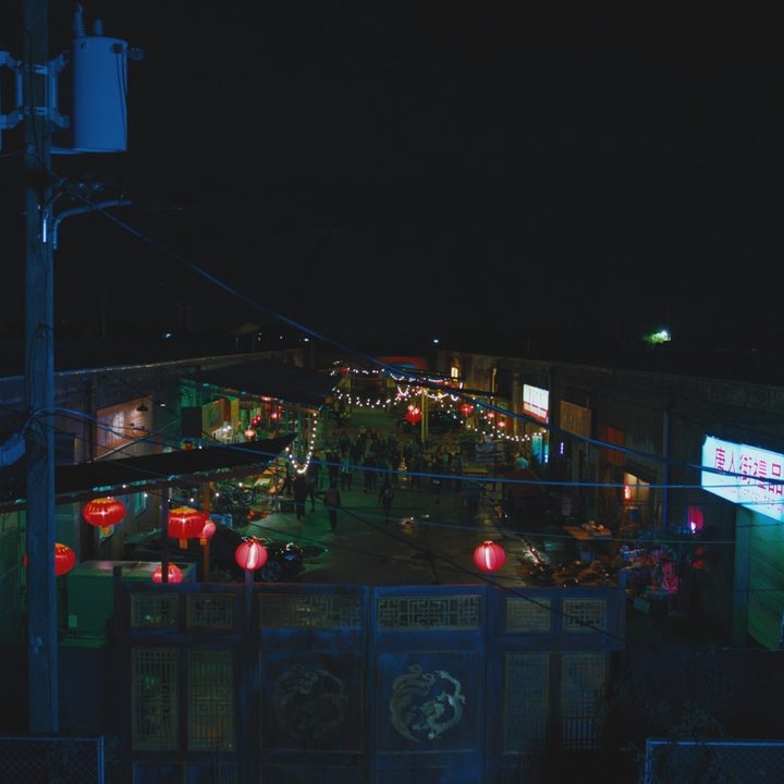 An early image of Chinatown from the DMZ series before visual effects were created.
