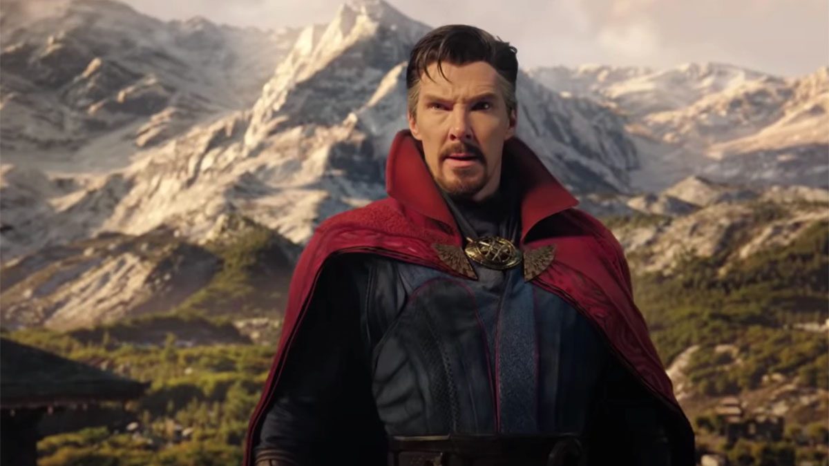 Doctor Strange looking to the distance in Doctor Strange in the Multiverse of Madness.