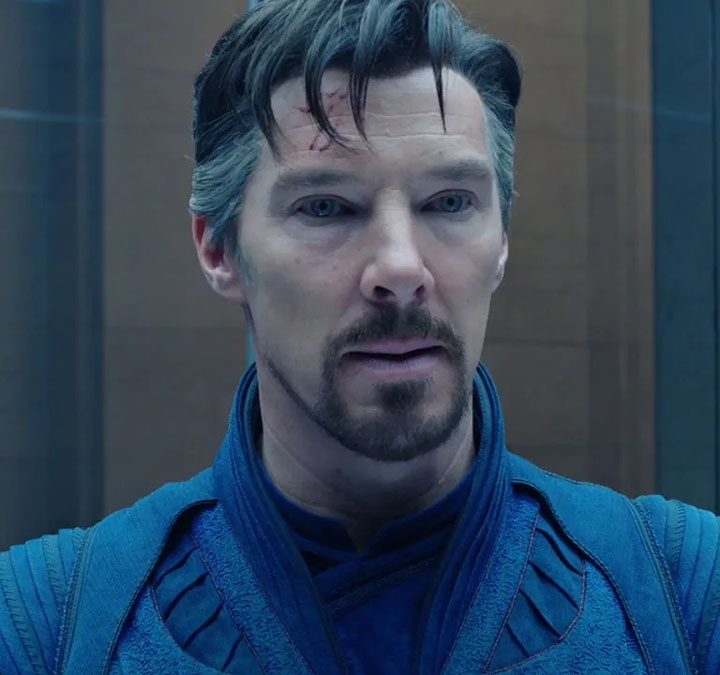 Benedict Cumberbatch in Doctor Strange in the Multiverse of Madness.