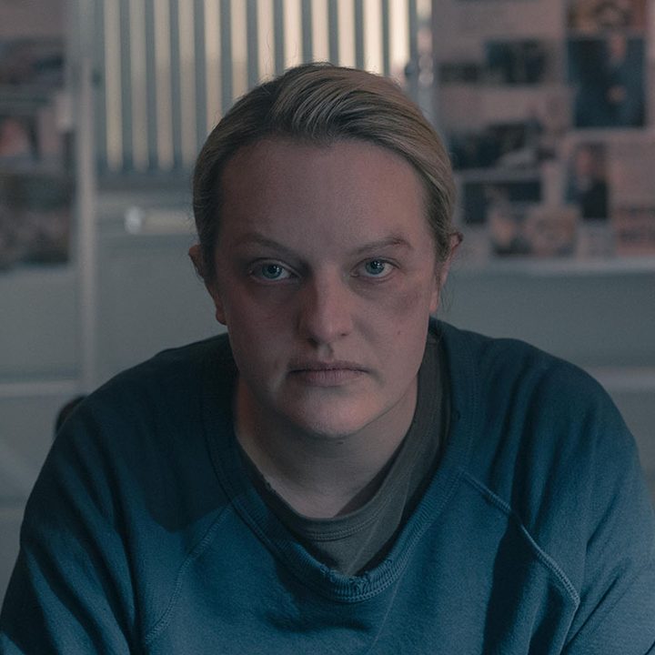 Elisabeth Moss in The Handmaid's Tale.