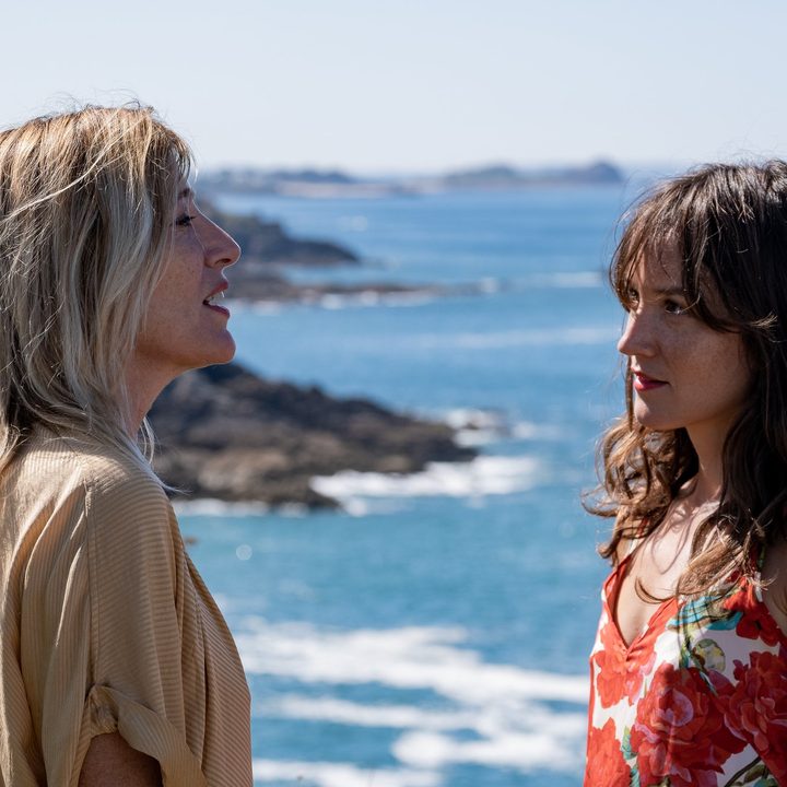 Anaïs Demoustier and Valeria Bruni Tedeschi look at each other in Anaïs in Love.