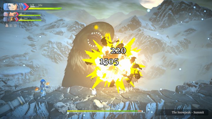 CJ fights blob in Eiyuden