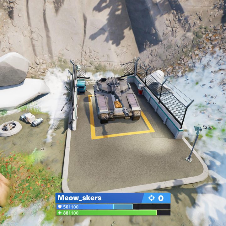 Tank in Fortnite.