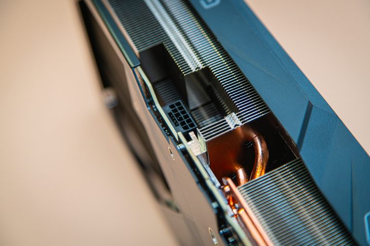 Power connector on the RTX 3090 Ti.