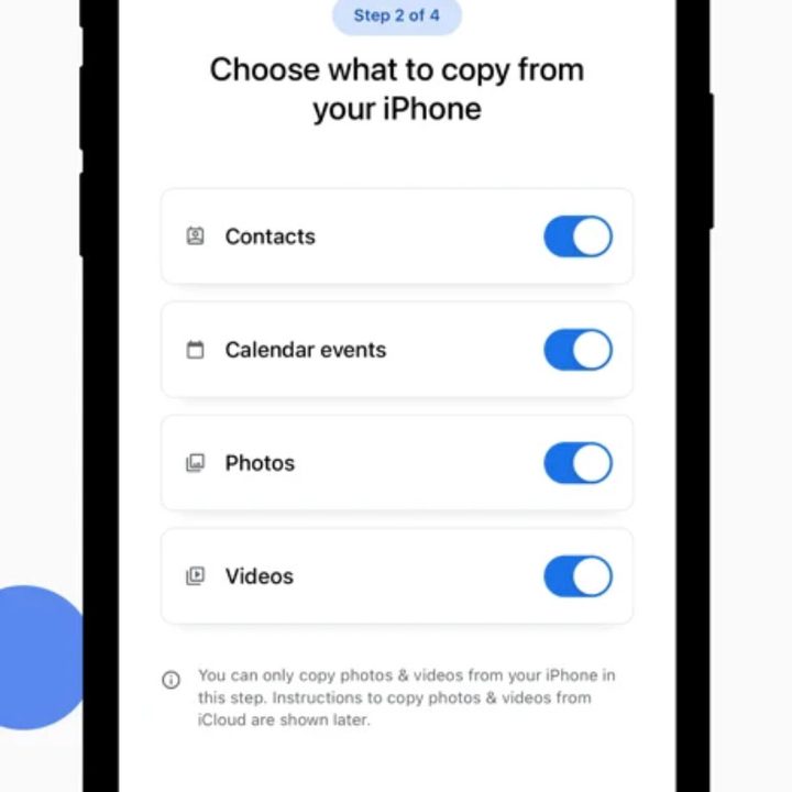 Google Switch to Android app screenshot.