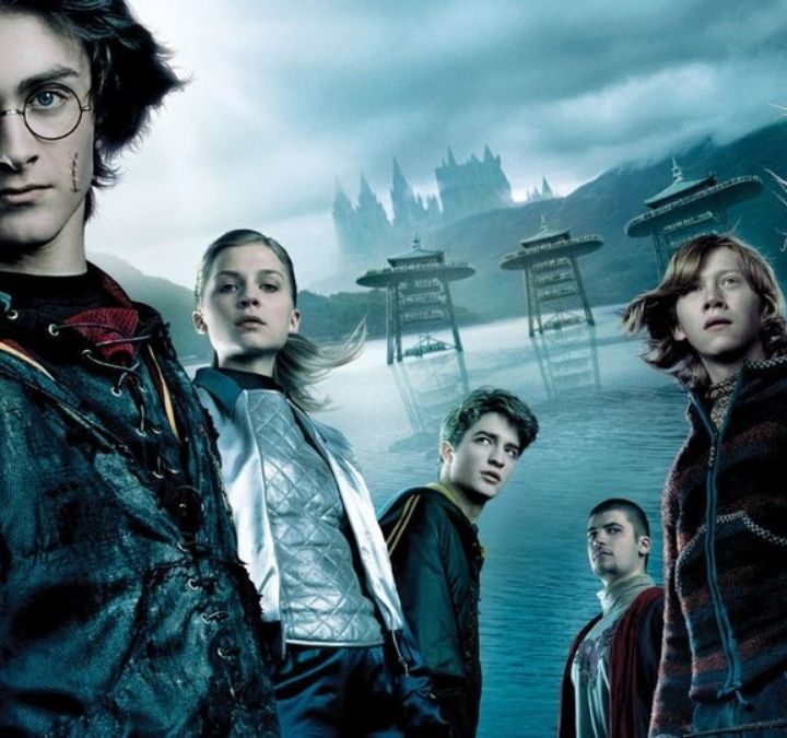 The main characters from HP and the Goblet of Fire