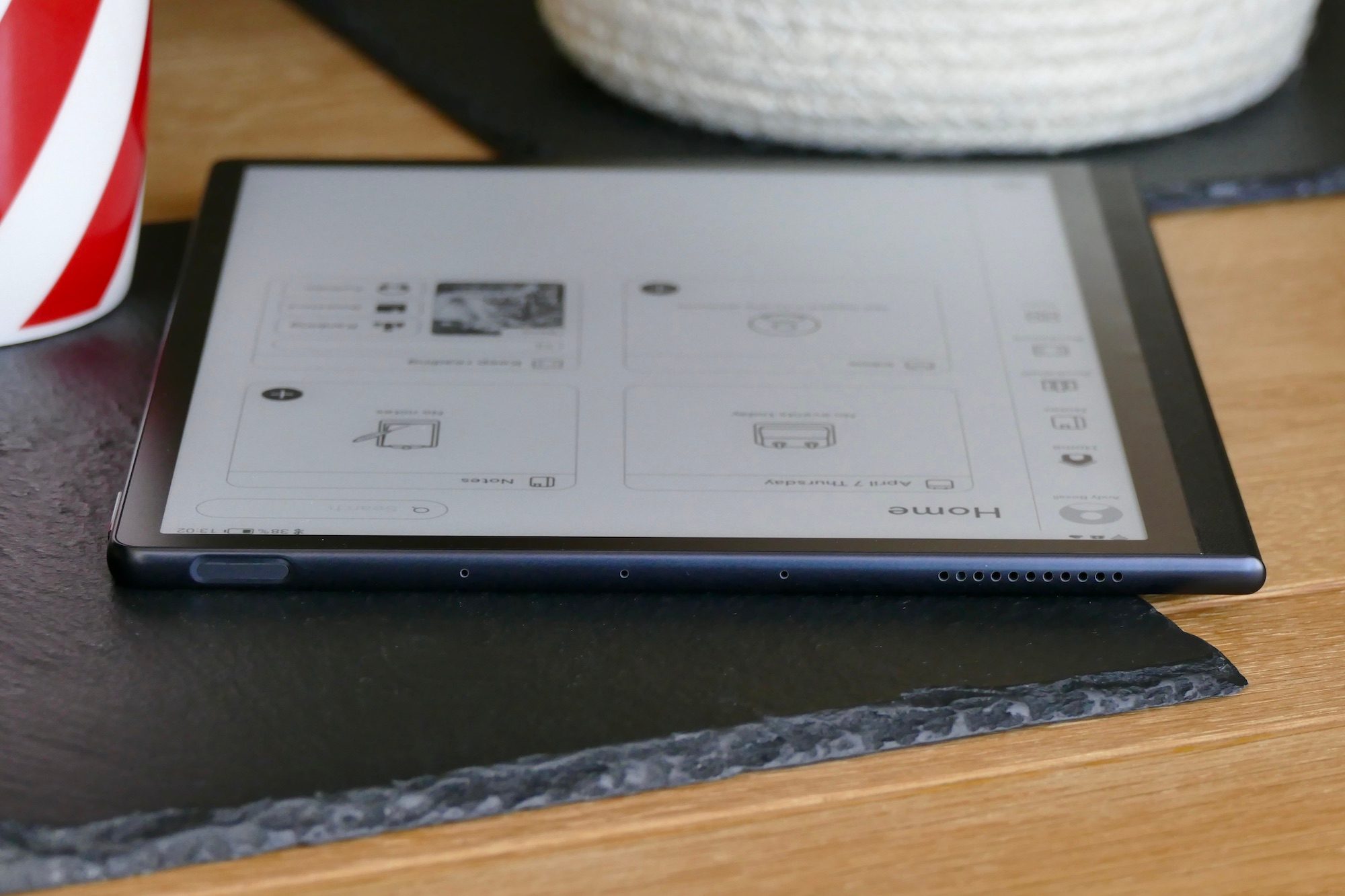 The top of the Huawei MatePad Paper.