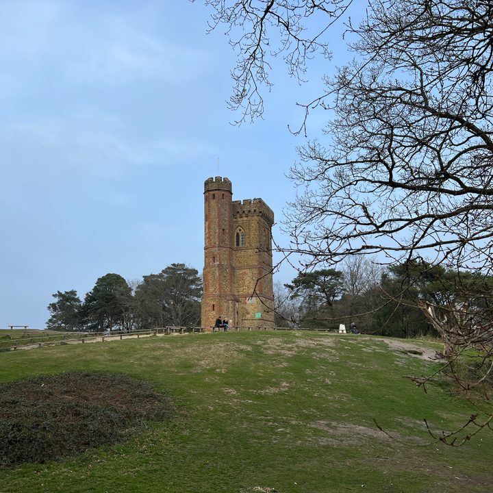 Apple iPhone 13 Pro photo of a tower.